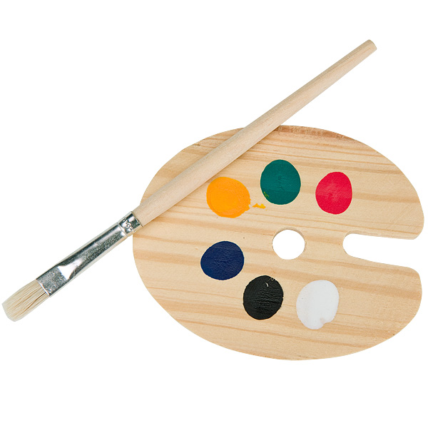 Artist Paint Palette Clipart