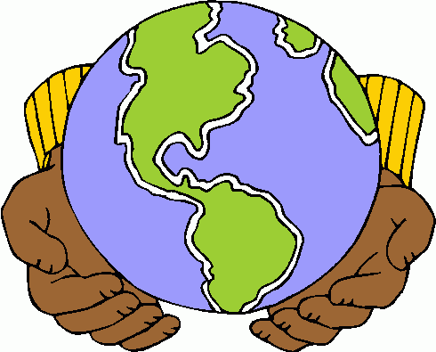 Earth With Hands Clipart - ClipArt Best