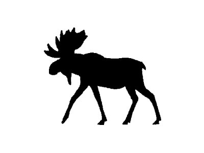 Moose clipart silhouette