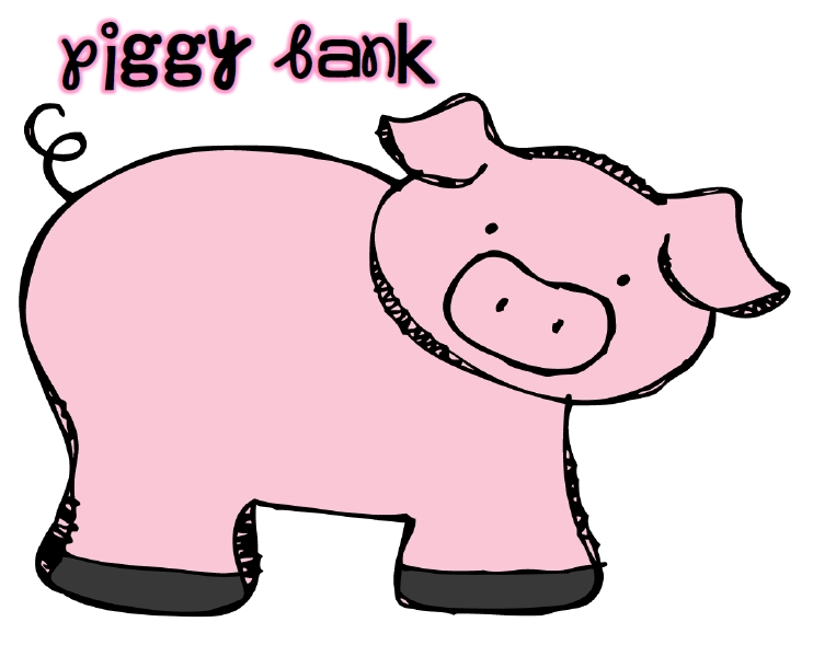 Clipart cute piggy bank
