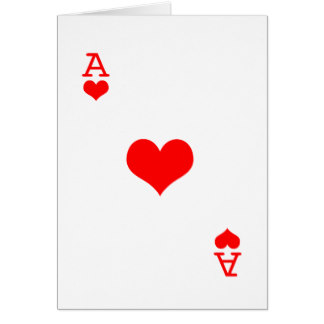 Ace Hearts Cards | Zazzle