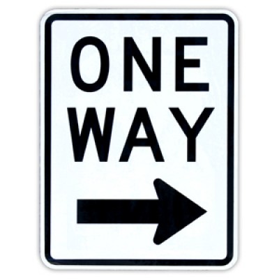 One Way Clipart