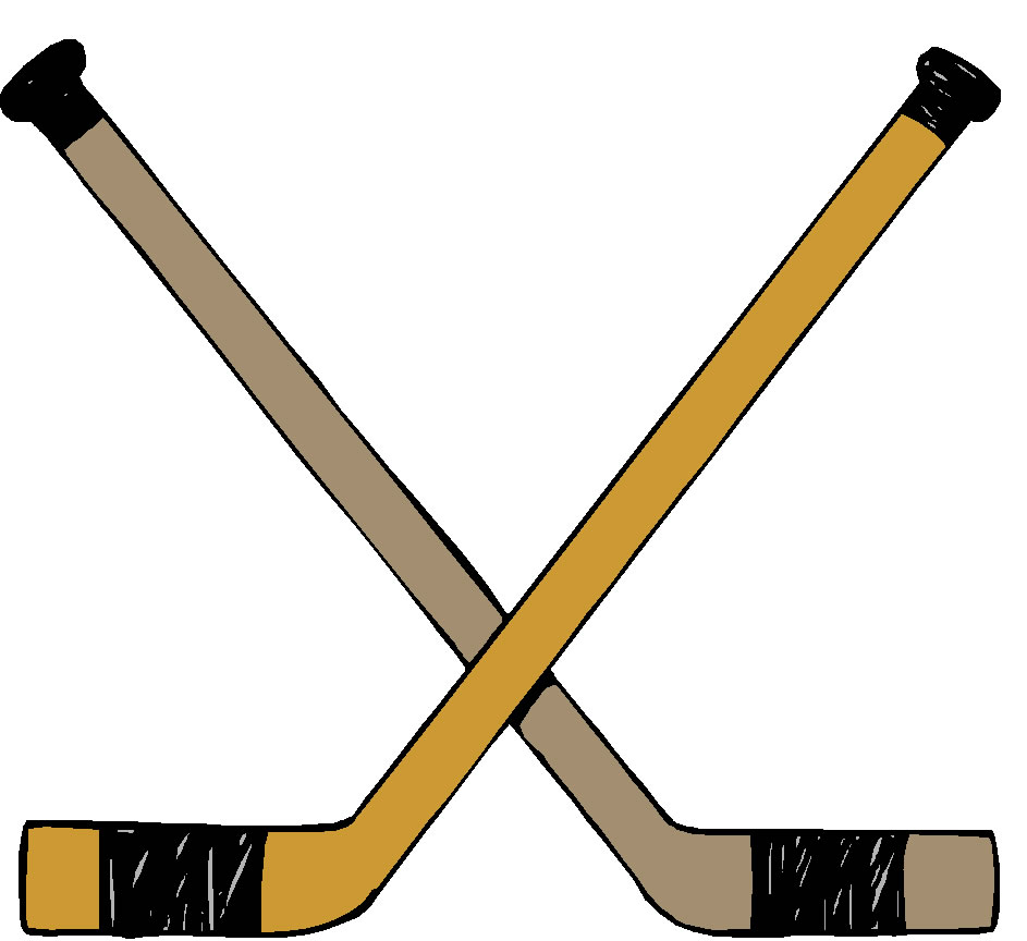 Hockey sticks clipart | ClipartMonk - Free Clip Art Images