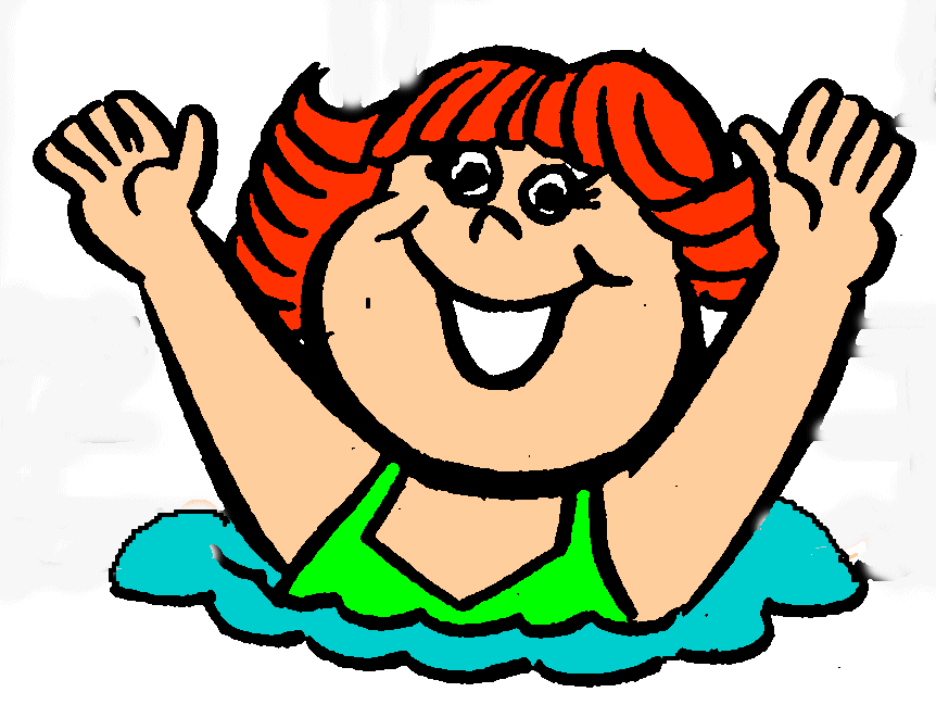 Swimming Cartoon Character - ClipArt Best