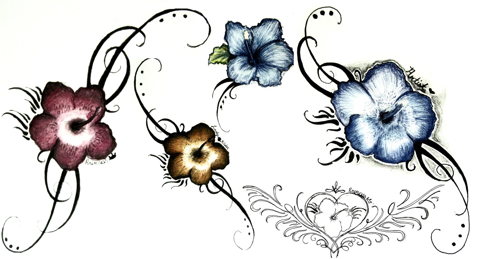 Hibiscus Design | Free Download Clip Art | Free Clip Art | on ...