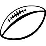 Rugby Ball Clipart - Tumundografico