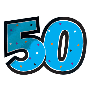 Free 50th Birthday Clip Art - Tumundografico