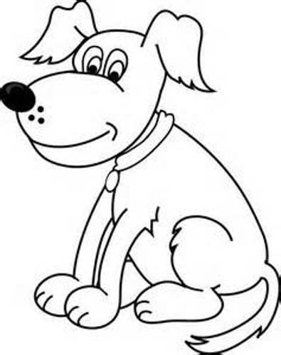 Cute Dog Clipart Black And White - ClipArt Best