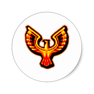 Phoenix Design Stickers | Zazzle