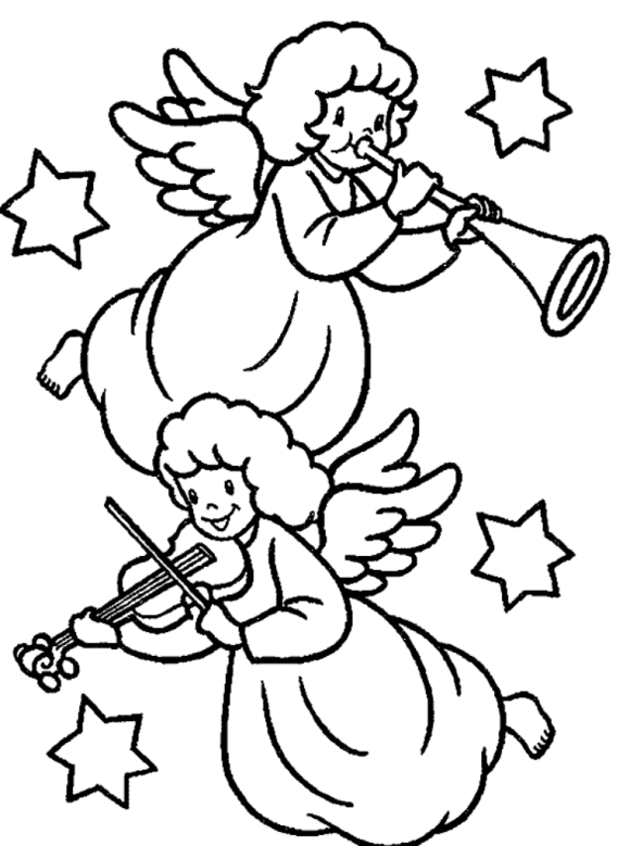 How To Draw Easy Angels For Kids - ClipArt Best