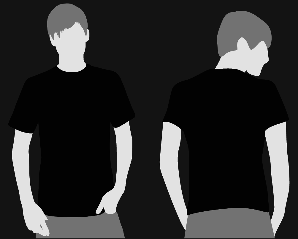 Black T Shirt Template ClipArt Best