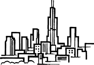 Free clipart city skyline