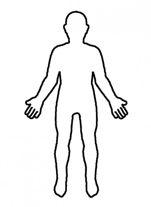 Human Body Outline Printable ClipArt Best