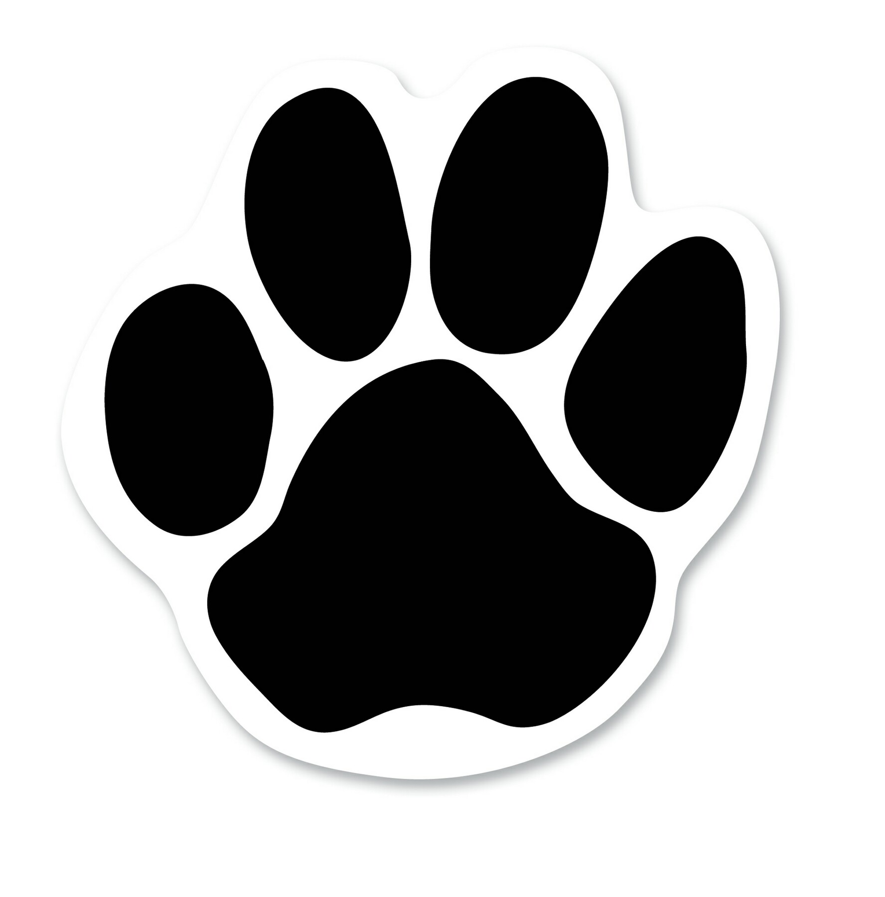 Paw Print Outline Clipart