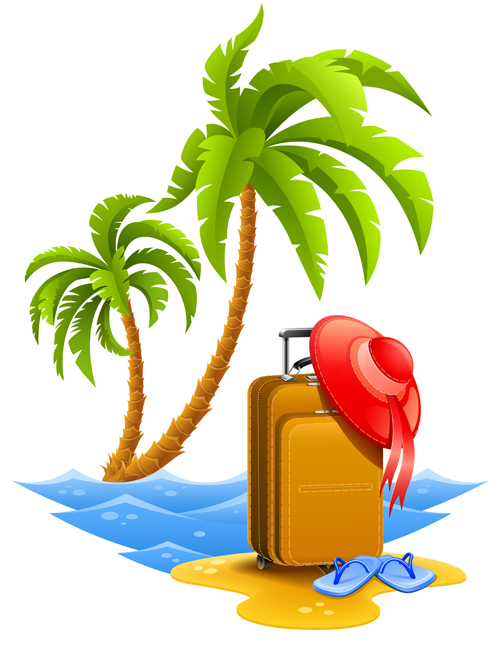 Travel design elements vector art 02 - Vector Life, Vector Travel ...