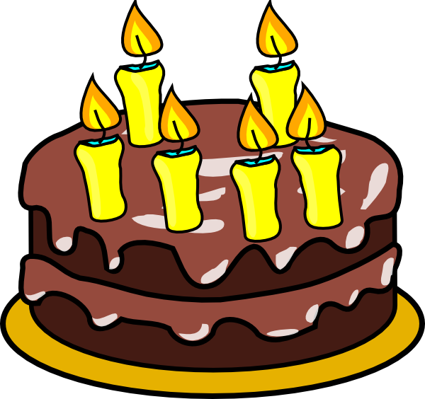 Free birthday clipart six year