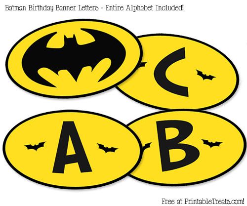 1000+ images about Batman Party Printables