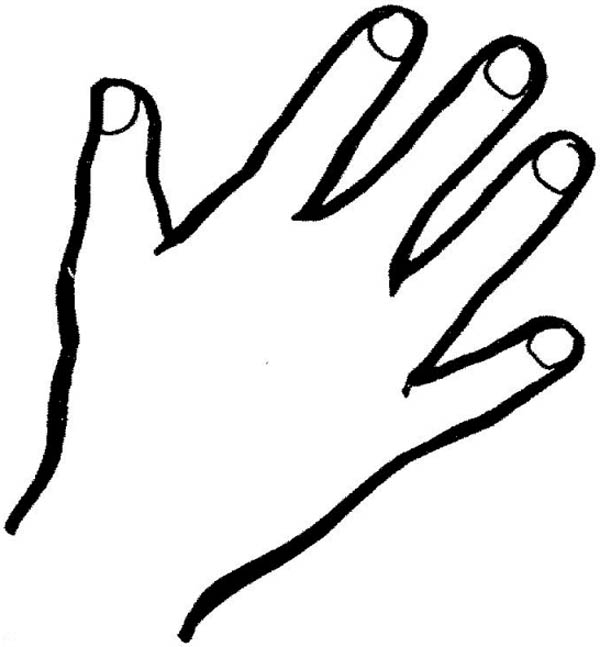 free printable coloring page of hands 1000 images about germs for ...