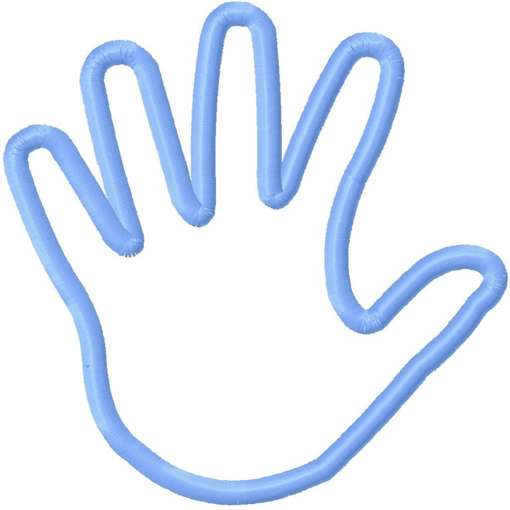 Handprint Outline - Clipartion.com