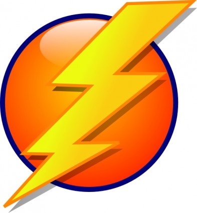 Free clipart lightning bolt