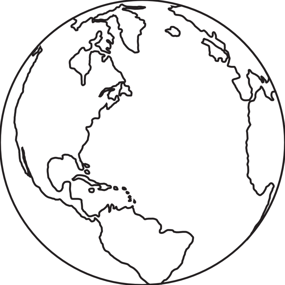 Black And White Picture Of The Earth Clipart - Free to use Clip ...