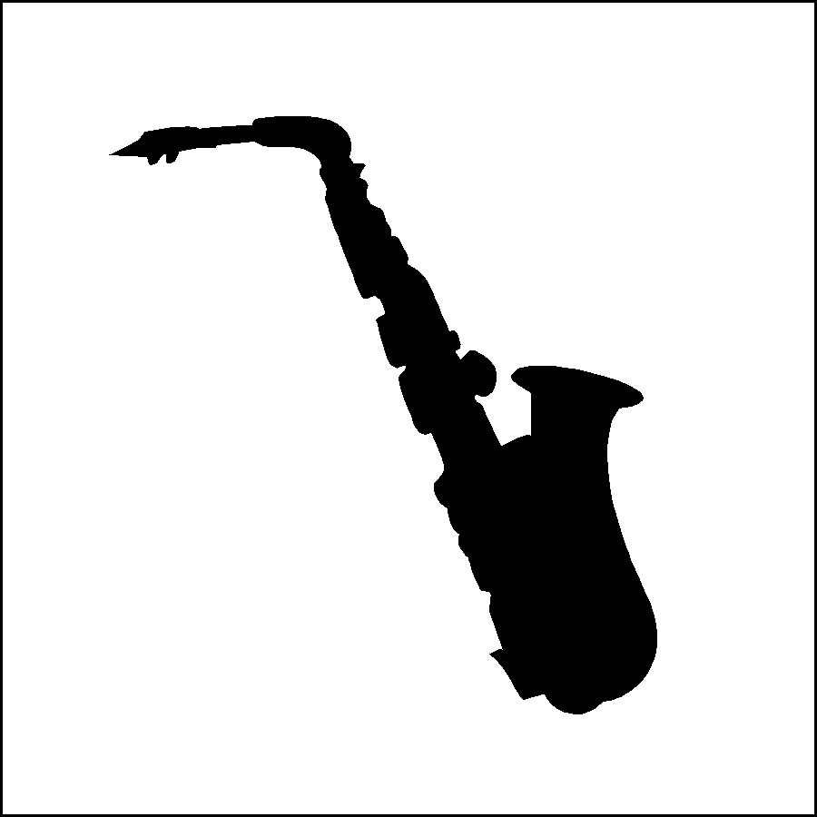 Saxophone decal | Etsy