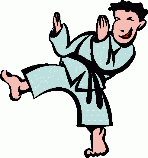 Boy Karate Clipart