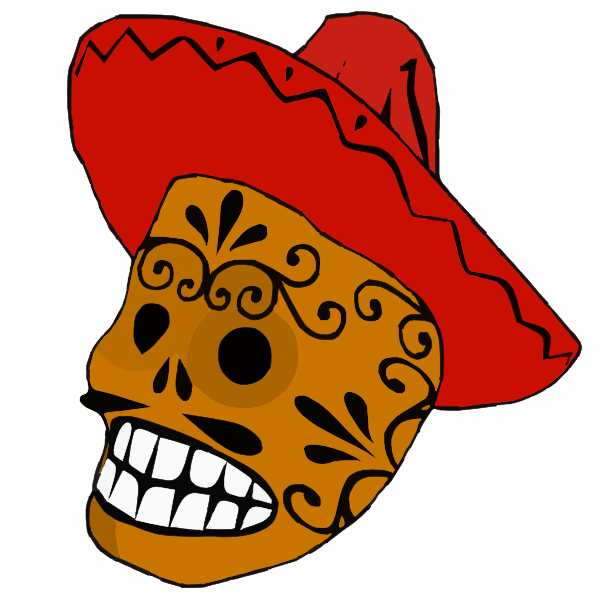 Mexican Skull Clipart