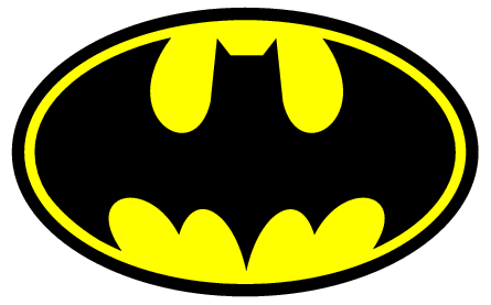 Batman logo clipart