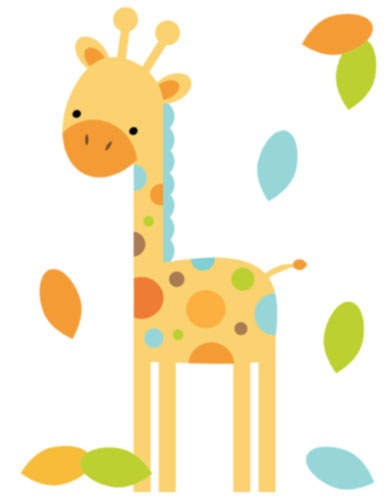 Giraffe Baby Shower Clipart