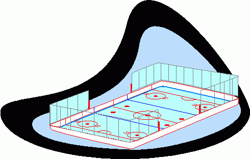 indoor ice skating rink clip art