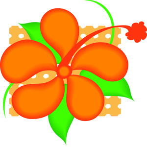 tropical flower clip art | Hostted