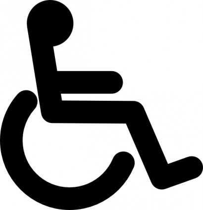 Wheelchair Symbol clip art Free vector in Open office drawing svg ...