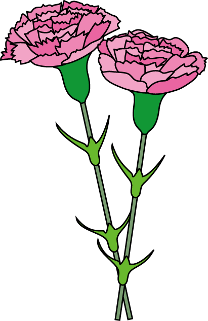 clip arts of standard flower1-Material of the flower-illpop com