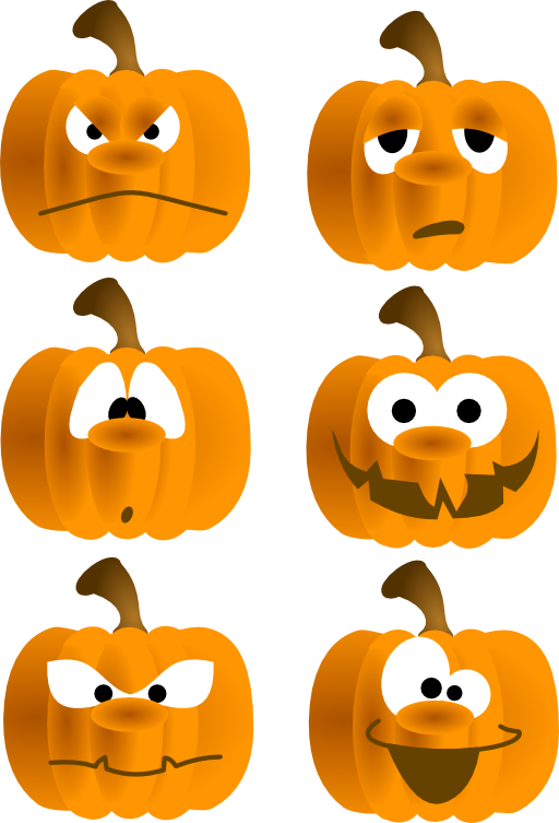 Pumpkin Faces Clipart Royalty Free Public Domain Clipart