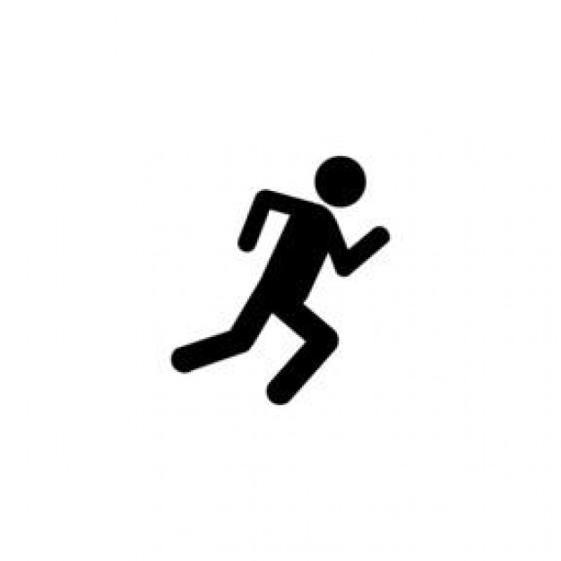 clipart stick man running - photo #44