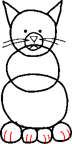 Learn to draw a simple cat - very easy drawing lesson - ClipArt Best