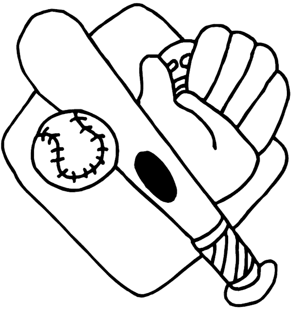 Softball Coloring Pages ClipArt Best