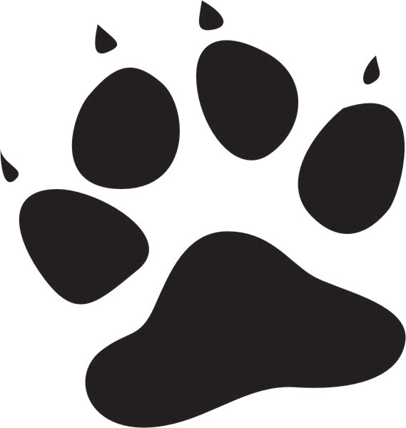 Cat Paw Print Stencil ClipArt Best