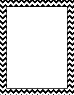 Blue chevron border clip art