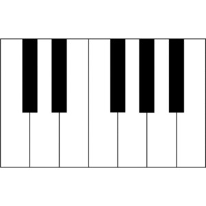 Music - piano keys - Public Domain Clip Art - Polyvore