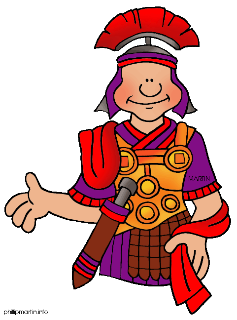 Roman soldiers clipart