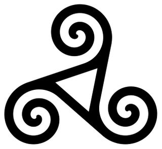 The triskle (triskele, triskelion, trisquele or tryfot) is a ...