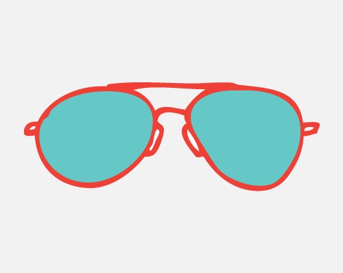 Aviator Sunglasses Clipart - Free Clipart Images