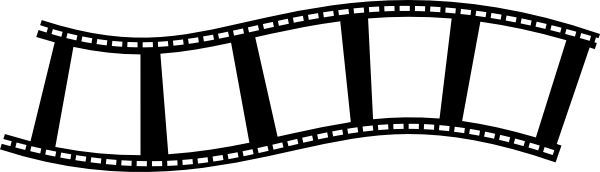 Free film strip border template clipart image #34833