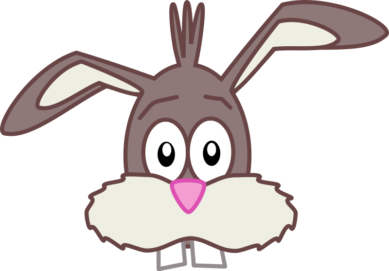 Mad easter bunny clipart