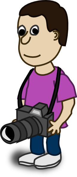 Cartoon Camera Man Clip Art - vector clip art online ...