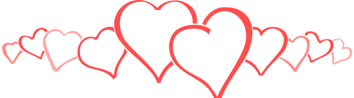 Valentine border clip art