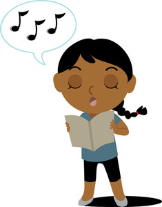 Clipart singing