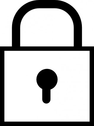 Lock and key clipart free